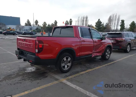 2024 Honda Ridgeline Rtl z USA, uszkodzony, nr VIN 5FPYK3F51RB006834